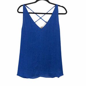 Chelsea 28 Polka Dot V Neck Strappy Tank Top XXL
